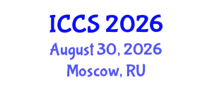 International Conference on Complex Systems (ICCS) August 30, 2026 - Moscow, Russia