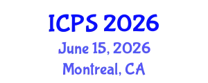 International Conference on Probability and Statistics (ICPS) June 15, 2026 - Montreal, Canada