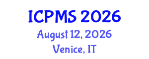 International Conference on Port and Maritime Security (ICPMS) August 12, 2026 - Venice, Italy