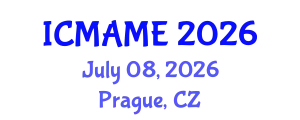 International Conference on Mechanical, Automotive and Materials Engineering (ICMAME) July 08, 2026 - Prague, Czechia