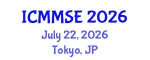 International Conference on Metallurgy, Materials Science and Engineering (ICMMSE) July 22, 2026 - Tokyo, Japan