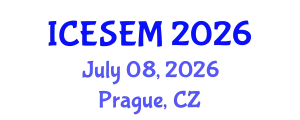 International Conference on Environmental Systems Engineering and Management (ICESEM) July 08, 2026 - Prague, Czechia