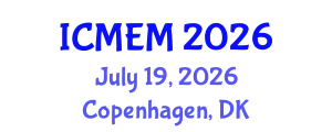International Conference on Mathematics, Economics and Management (ICMEM) July 19, 2026 - Copenhagen, Denmark