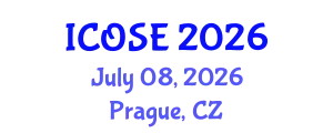 International Conference on Orthopaedics and Sports Engineering (ICOSE) July 08, 2026 - Prague, Czechia