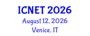 International Conference on Nanoscience, Engineering and Technology (ICNET) August 12, 2026 - Venice, Italy