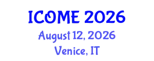 International Conference on Ocean and Marine Engineering (ICOME) August 12, 2026 - Venice, Italy