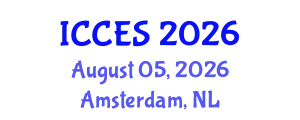 International Conference on Climate and Environmental Sciences (ICCES) August 05, 2026 - Amsterdam, Netherlands