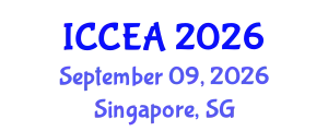 International Conference on Computer Engineering and Applications (ICCEA) September 09, 2026 - Singapore, Singapore