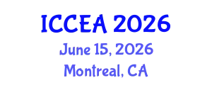 International Conference on Computer Engineering and Applications (ICCEA) June 15, 2026 - Montreal, Canada