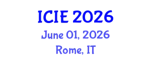 International Conference on Industrial Engineering (ICIE) June 01, 2026 - Rome, Italy