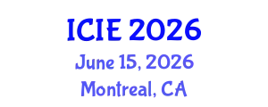 International Conference on Industrial Engineering (ICIE) June 15, 2026 - Montreal, Canada