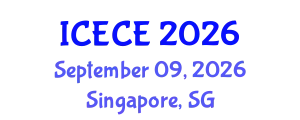 International Conference on Environmental and Civil Engineering (ICECE) September 09, 2026 - Singapore, Singapore
