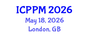 International Conference on Pharmacology and Pharmaceutical Medicine (ICPPM) May 18, 2026 - London, United Kingdom