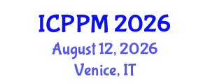 International Conference on Pharmacology and Pharmaceutical Medicine (ICPPM) August 12, 2026 - Venice, Italy