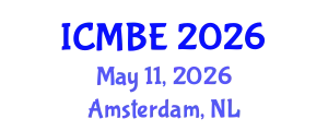 International Conference on Medical and Biological Engineering (ICMBE) May 11, 2026 - Amsterdam, Netherlands