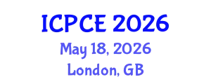 International Conference on Pharmacy and Chemical Engineering (ICPCE) May 18, 2026 - London, United Kingdom