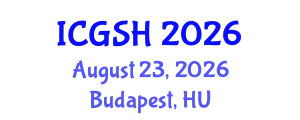 International Conference on Gender, Sex and Healthcare (ICGSH) August 23, 2026 - Budapest, Hungary