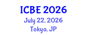 International Conference on Bioengineering (ICBE) July 22, 2026 - Tokyo, Japan