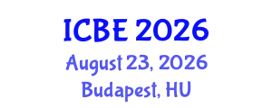 International Conference on Bioengineering (ICBE) August 23, 2026 - Budapest, Hungary