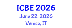 International Conference on Bioengineering (ICBE) June 22, 2026 - Venice, Italy