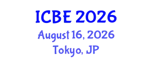 International Conference on Bioengineering (ICBE) August 16, 2026 - Tokyo, Japan