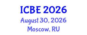 International Conference on Bioengineering (ICBE) August 30, 2026 - Moscow, Russia