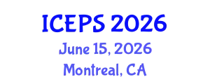 International Conference on Educational and Psychological Sciences (ICEPS) June 15, 2026 - Montreal, Canada