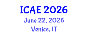 International Conference on Agricultural Engineering (ICAE) June 22, 2026 - Venice, Italy