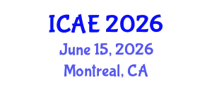 International Conference on Agricultural Engineering (ICAE) June 15, 2026 - Montreal, Canada