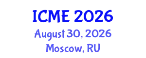 International Conference on Mechatronics Engineering (ICME) August 30, 2026 - Moscow, Russia