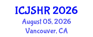 International Conference on Justice, Security and Human Rights (ICJSHR) August 05, 2026 - Vancouver, Canada