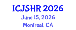 International Conference on Justice, Security and Human Rights (ICJSHR) June 15, 2026 - Montreal, Canada