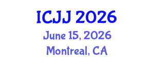 International Conference on Juvenile Justice (ICJJ) June 15, 2026 - Montreal, Canada