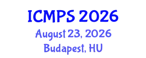 International Conference on Medicine and Pharmacological Sciences (ICMPS) August 23, 2026 - Budapest, Hungary