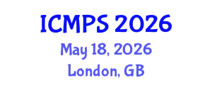International Conference on Medicine and Pharmacological Sciences (ICMPS) May 18, 2026 - London, United Kingdom
