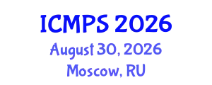 International Conference on Medicine and Pharmacological Sciences (ICMPS) August 30, 2026 - Moscow, Russia