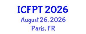 International Conference on Food Processing and Technology (ICFPT) August 26, 2026 - Paris, France