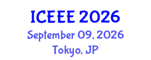 International Conference on Electrical and Electronics Engineering (ICEEE) September 09, 2026 - Tokyo, Japan