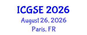 International Conference on Geological Sciences and Engineering (ICGSE) August 26, 2026 - Paris, France