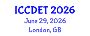 International Conference on Computer Design Engineering and Technology (ICCDET) June 29, 2026 - London, United Kingdom