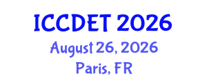 International Conference on Computer Design Engineering and Technology (ICCDET) August 26, 2026 - Paris, France