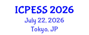 International Conference on Physical Education and Sport Science (ICPESS) July 22, 2026 - Tokyo, Japan