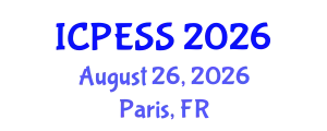 International Conference on Physical Education and Sport Science (ICPESS) August 26, 2026 - Paris, France