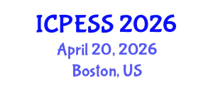 International Conference on Physical Education and Sport Science (ICPESS) April 20, 2026 - Boston, United States