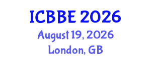 International Conference on Bioinformatics and Biomedical Engineering (ICBBE) August 19, 2026 - London, United Kingdom
