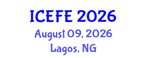 International Conference on Economics and Financial Engineering (ICEFE) August 09, 2026 - Lagos, Nigeria