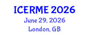 International Conference on Electronics, Robotics and Mechatronics Engineering (ICERME) June 29, 2026 - London, United Kingdom