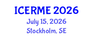 International Conference on Electronics, Robotics and Mechatronics Engineering (ICERME) July 15, 2026 - Stockholm, Sweden