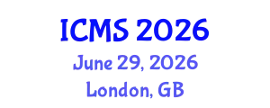 International Conference on Mathematical Sciences (ICMS) June 29, 2026 - London, United Kingdom
