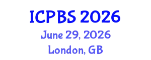 International Conference on Psychology and Behavioral Sciences (ICPBS) June 29, 2026 - London, United Kingdom